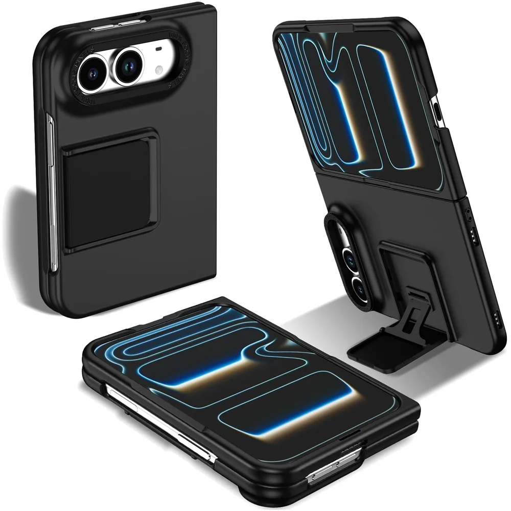 Square Kickstand Case for iPhone Duo in Black