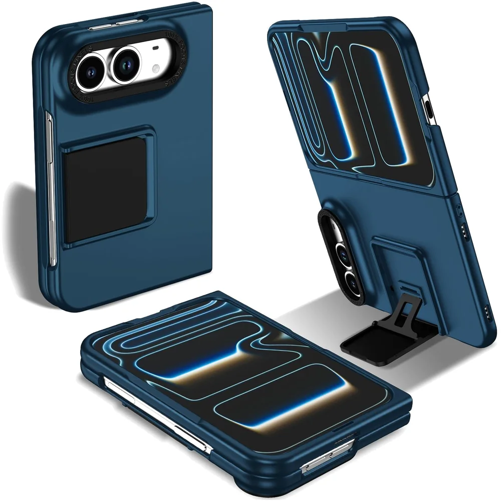 Square Kickstand Case for iPhone Duo in Navy Blue
