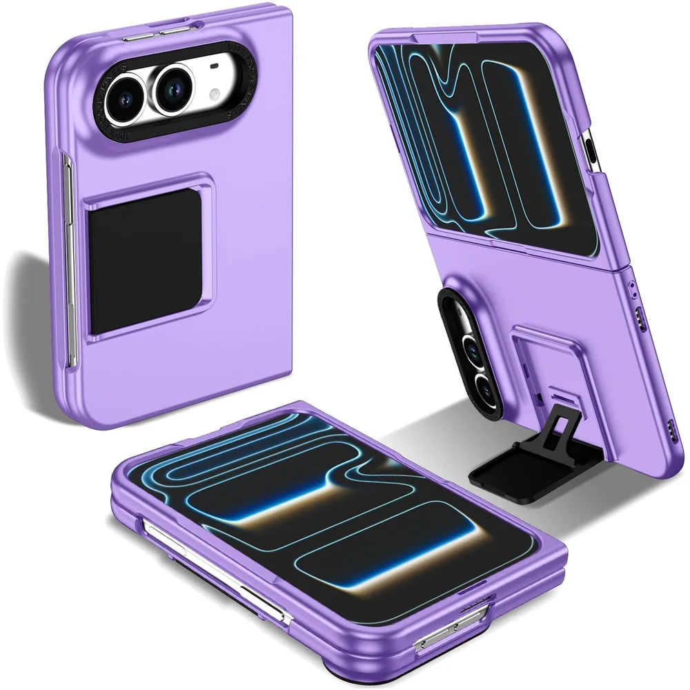 Square Kickstand Case for iPhone Duo in Purple